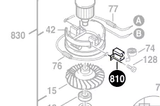 Jeu de balais charbon réf. 1 617 014 110 BOSCH